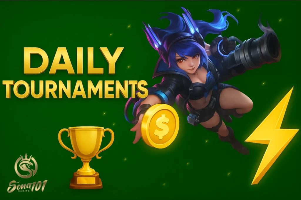 Daily Tournaments with Cash Prizes